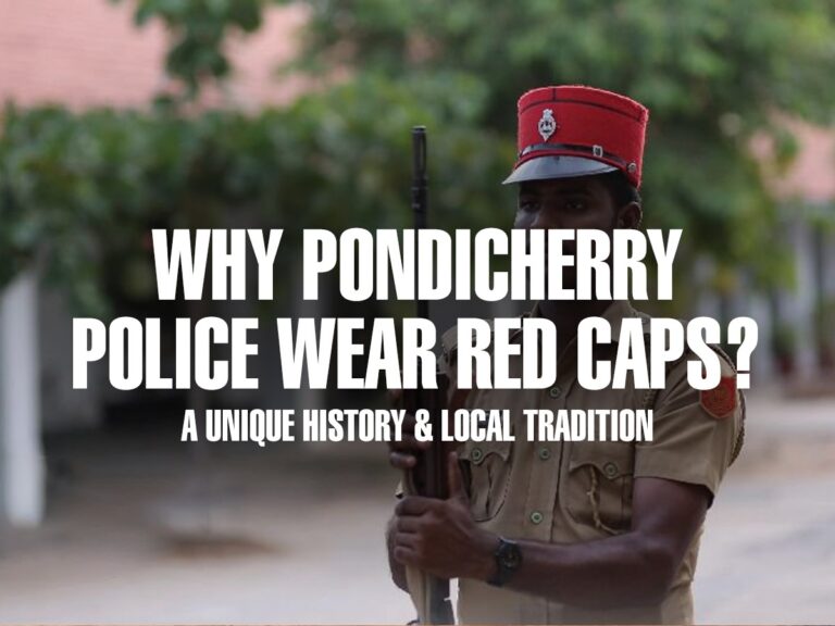 Pondicherry Police wear red caps