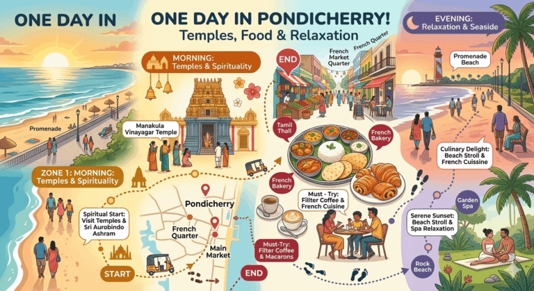 Best Tourist Places in Pondicherry
