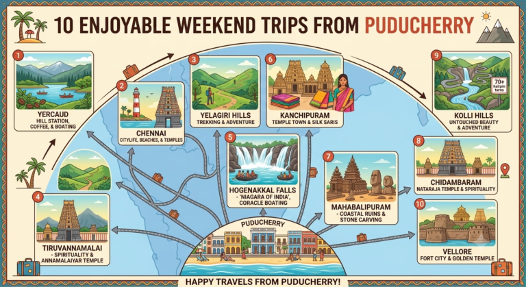 Best Tourist Places from Puducherry